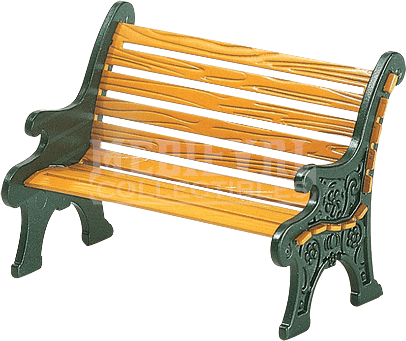 Wrought Iron Park Bench - Department 56 Snow Village Wrought Iron Park Bench (850x850), Png Download