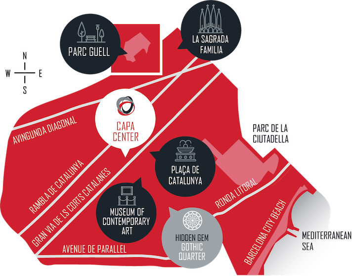 Study Abroad In Spain - Graphic Design (712x558), Png Download