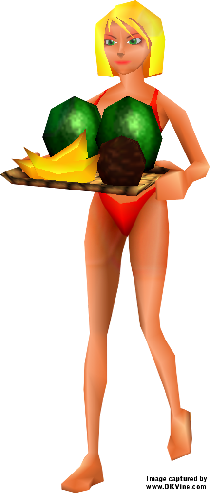 Melanie 01 - Banjo Kazooie Beach Girl (431x1012), Png Download