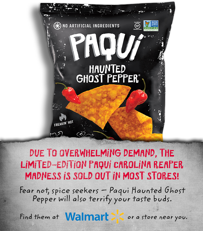 Callout Bag Copy Sm - Ghost Pepper Paqui Chips (700x797), Png Download