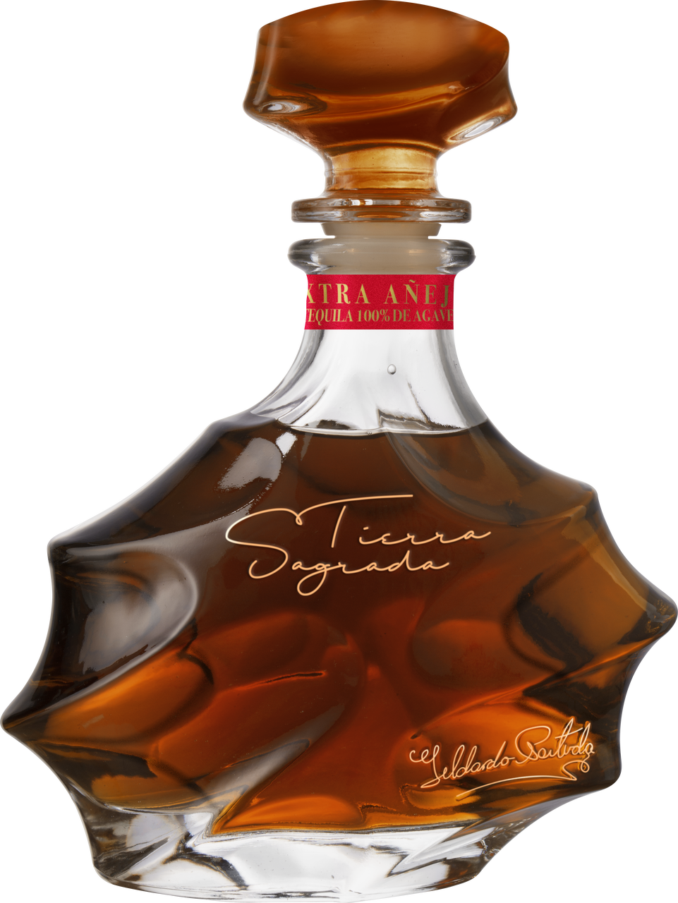 Tierra Sagrada Extra Anejo Tequila 750ml - Tierra Sagrada Tequila (961x1280), Png Download