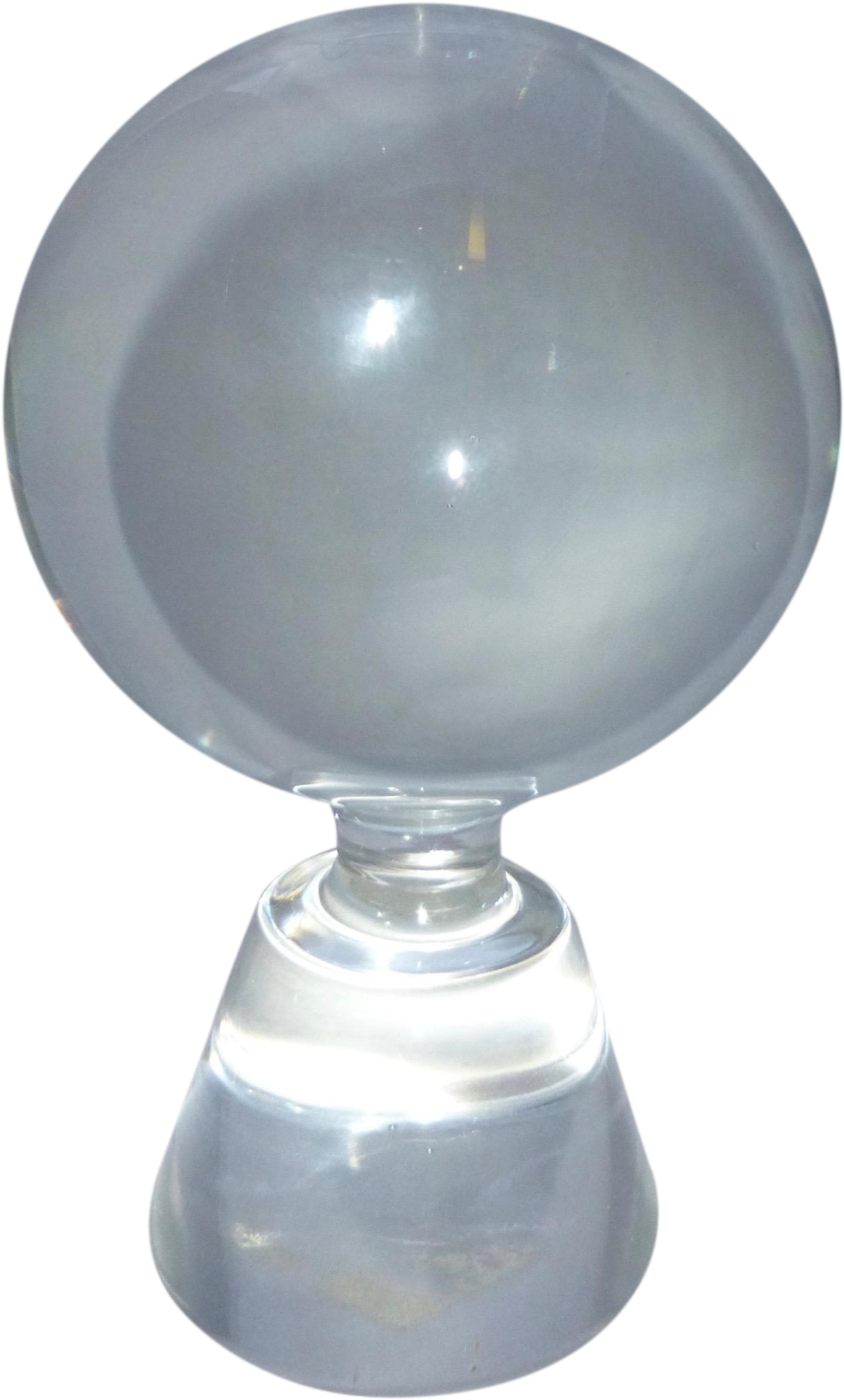 M#century Modern Murano Glass Crystal Ball On Chairish - Crystal Ball (1339x2138), Png Download