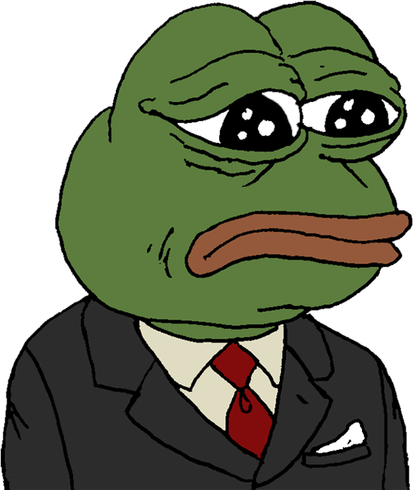 Frog Green Vertebrate Fictional Character Cartoon Head - Pepe Meme Png (616x725), Png Download