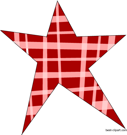 Pink And Red Christmas Star Clipart - Clip Art (450x450), Png Download