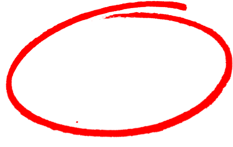 Red Circle Png - Red Pen Circle Png (510x510), Png Download