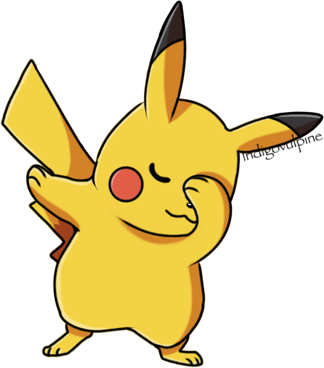 Pikachu Dab - Pikachu Dab Png (650x739), Png Download