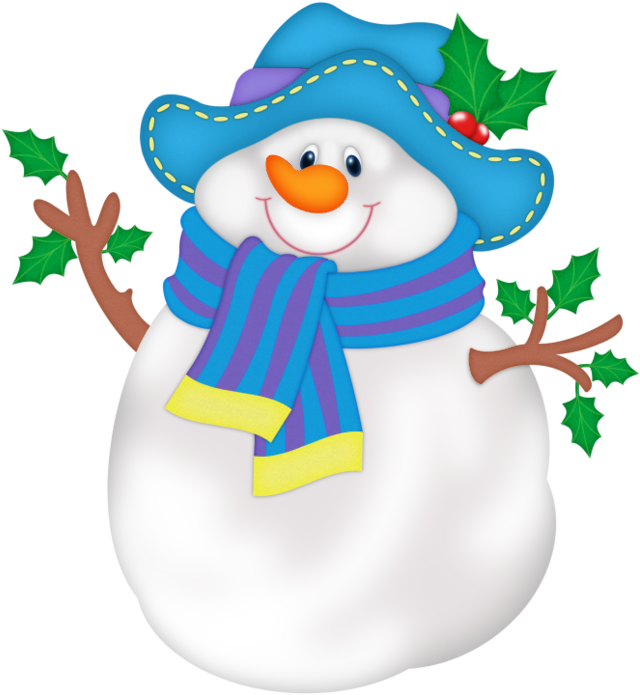 Christmas And Winter Clip Art (647x699), Png Download