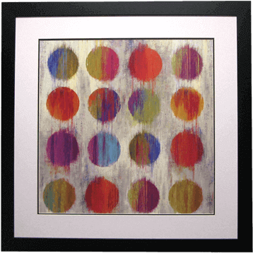 Dots I Picture - Aimee Wilson - Ikat Dots I Canvas (648x432), Png Download