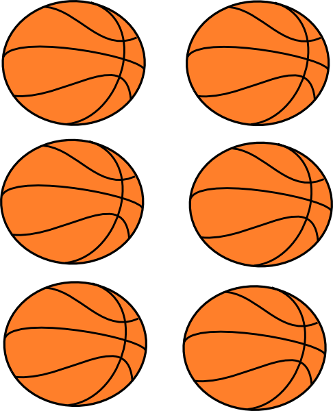 Basketball Clip Art (486x600), Png Download