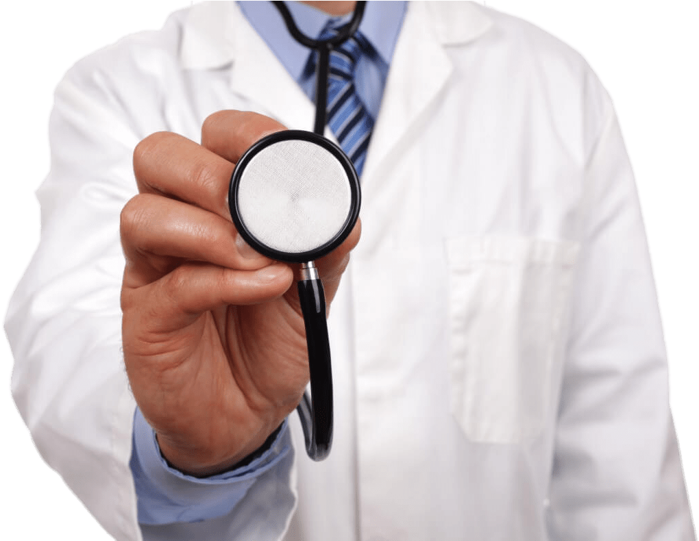 Doctor Holding Stethoscope - Stethoscope Doctor (1184x789), Png Download