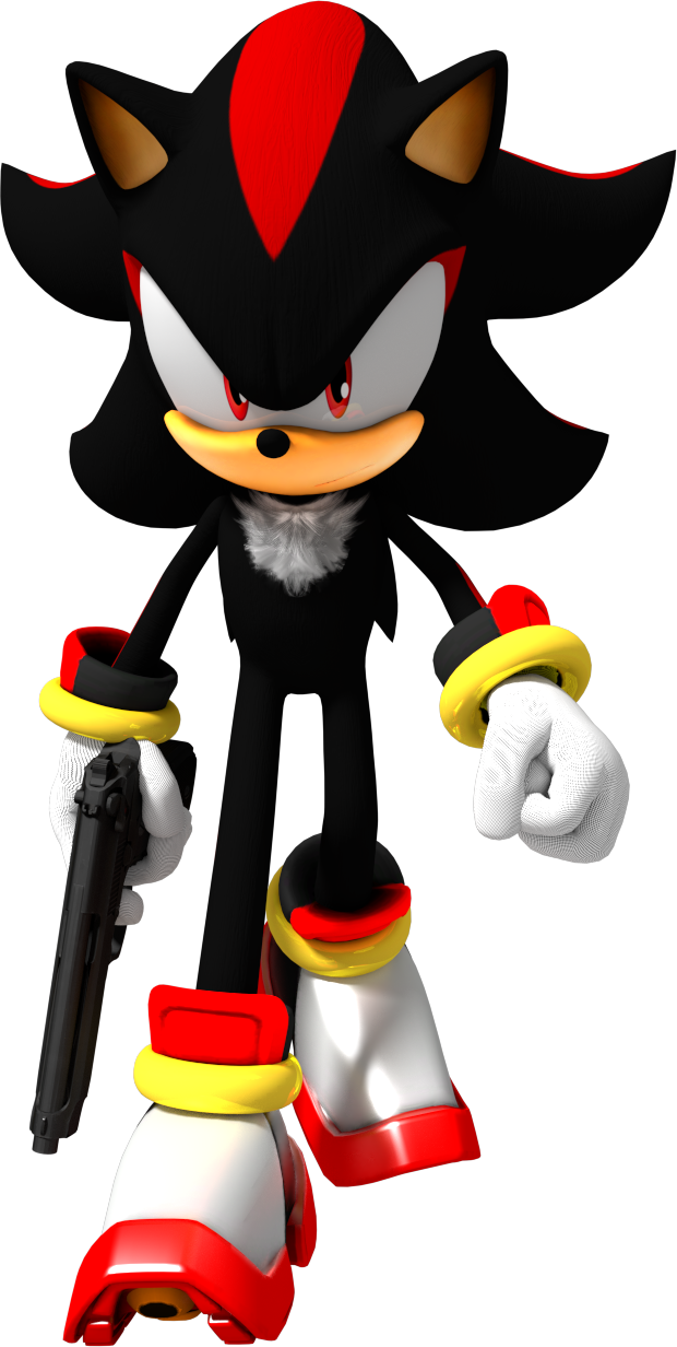 Shadow The Hedgehog Png Picture Library Download - Shadow The Hedgehog Png (620x1232), Png Download