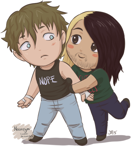 Ambrollins Fan Art - Dean Ambrose And Seth Rollins Fan Art (491x547), Png Download