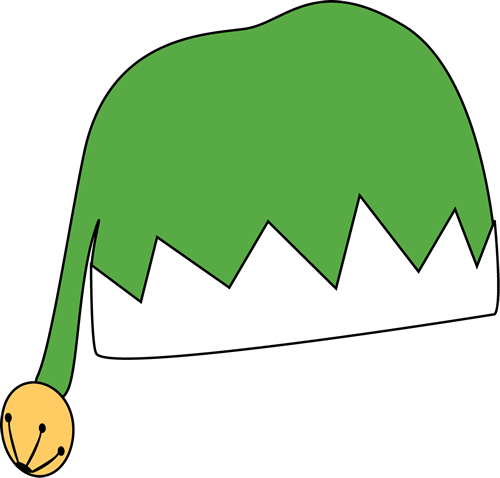 Green Elf Hat - Clip Art (500x478), Png Download