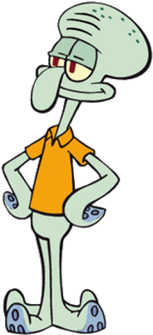 Vector Library Stock Clarinet Clipart Squid - Squidward Tentacles (500x500), Png Download