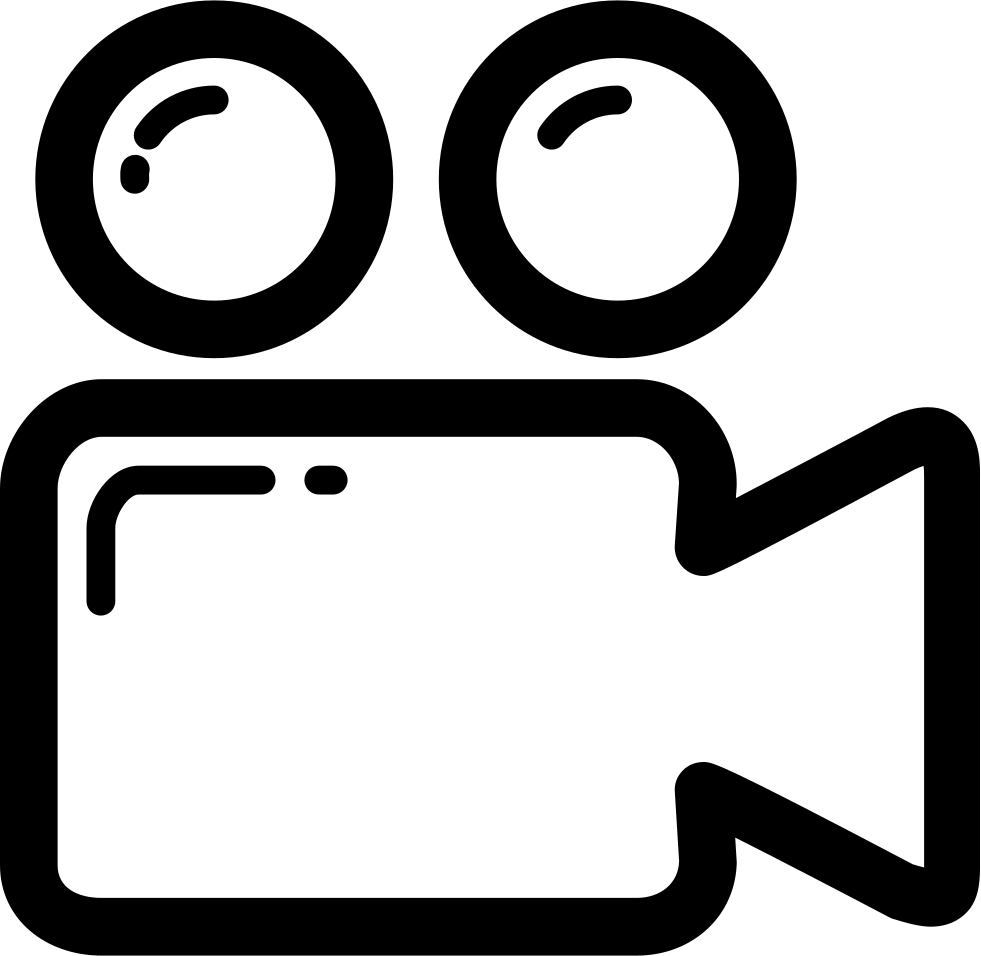 Video Camera Png Icon Clip Art Black And White Library - Video Camera Png Icon (981x956), Png Download