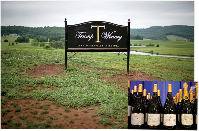 The Trump Winery Grounds, In Charlottesville, Virginia - Trump Wine (690x471), Png Download