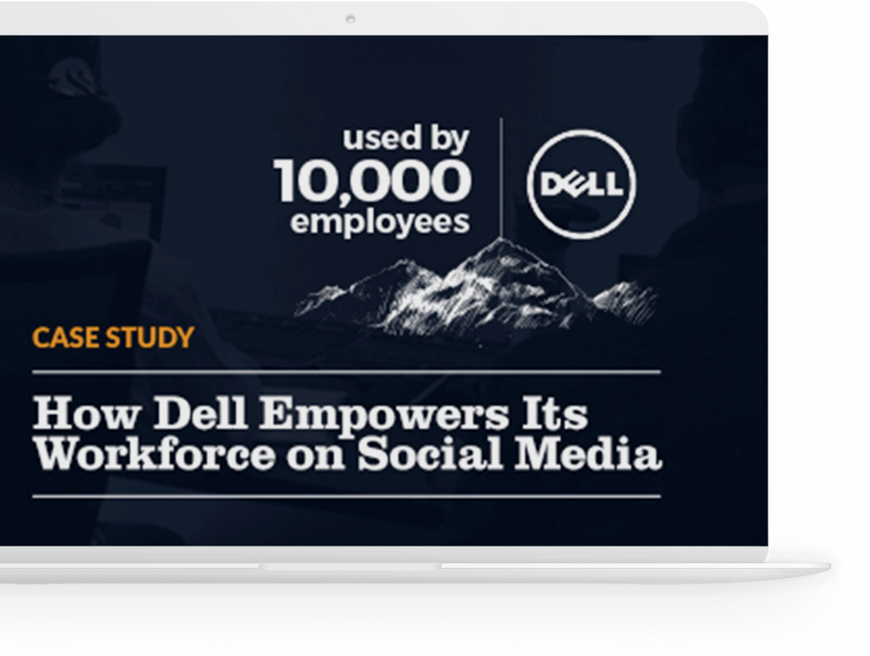 Employee Advocacy, Social Selling - Dell (1238x934), Png Download