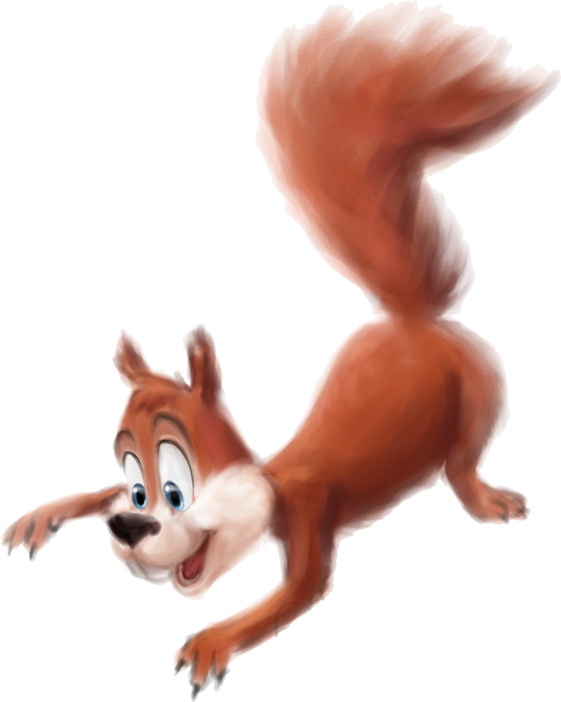 Screwy Squirrel - Screwball Squirrel 1944 (811x1015), Png Download