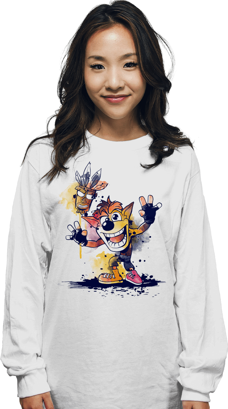 Watercolor Bandicoot - Pug (650x650), Png Download