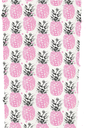 Pink Pineapple Buff - Lyn Home Pembe Ananslar (500x500), Png Download
