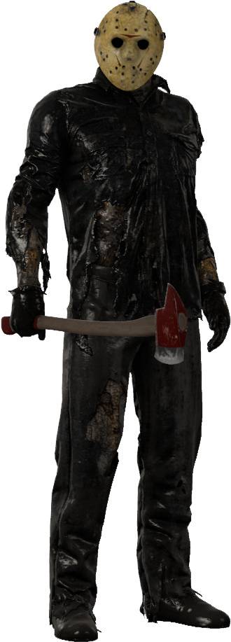 Jason Voorhees Part 8 Friday The 13th The Game - Fallout 4 Enclave Officer (395x964), Png Download