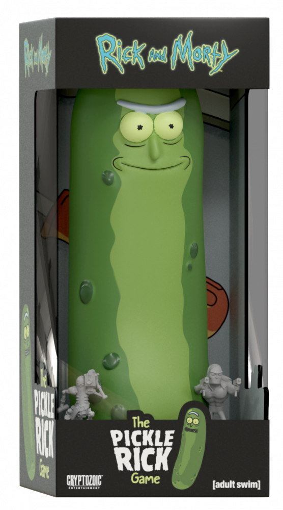 In The Game, One Player Plays As Pickle Rick As He - Pickle Rick Board Game (556x1000), Png Download