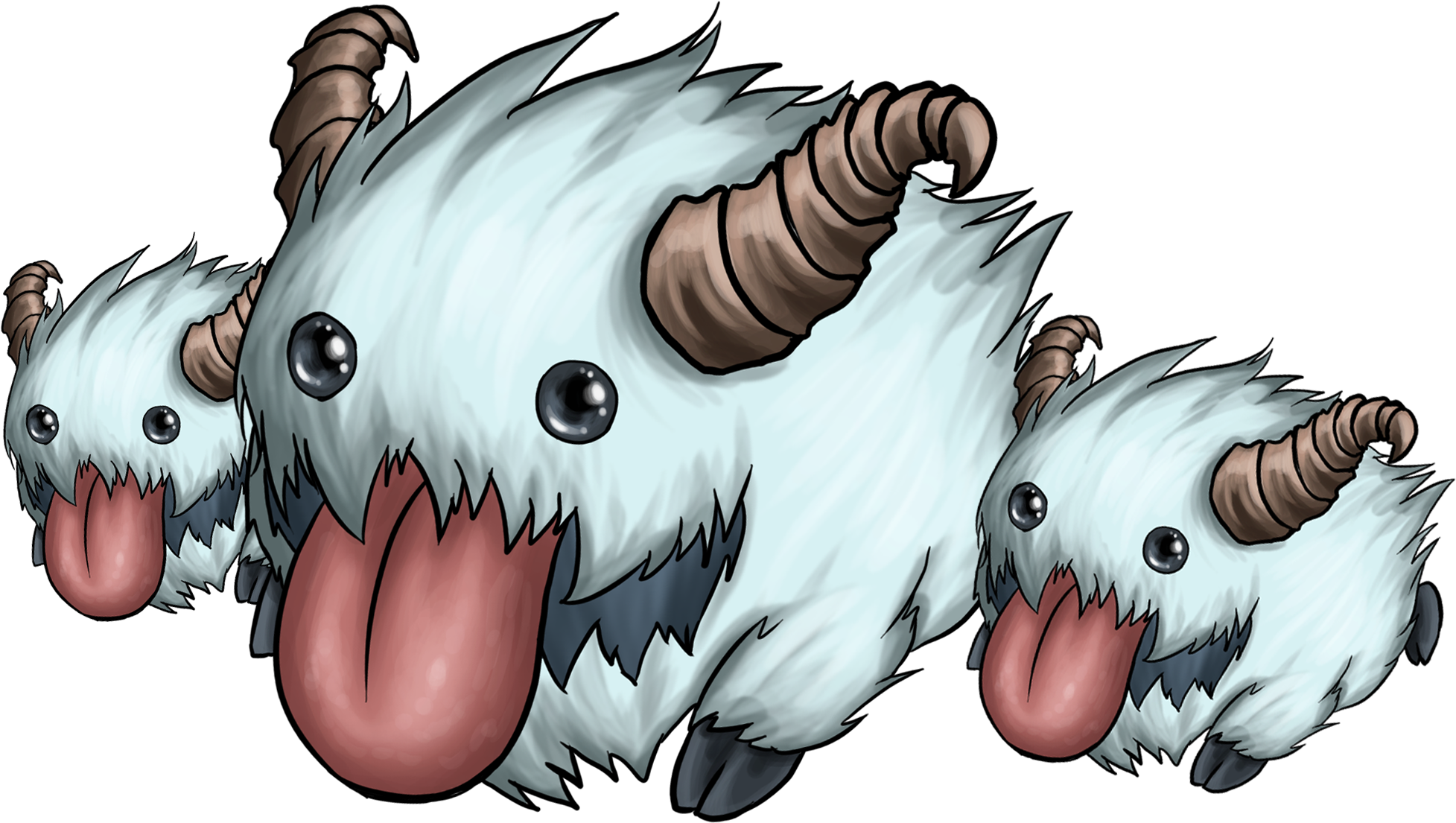 Svg Black And White Stock By Sunnyrays On Deviantart - League Of Legends Poro Transparent Background (1955x1105), Png Download
