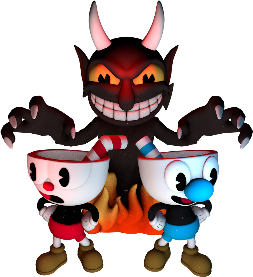Ripped Cuphead Vinyl Figures From Quidd - Phonograph Record (1024x1024), Png Download