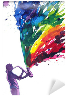 Art Print: Okalinichenko's Saxophone Music, 61x41cm. (400x400), Png Download