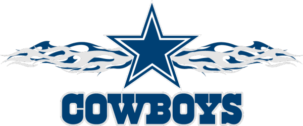 Dallas Cowboys Logo Png - Nfl Dallas Cowboys Wall Border (600x250), Png Download