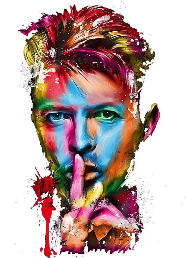 Patrice Murciano David Bowie (676x830), Png Download