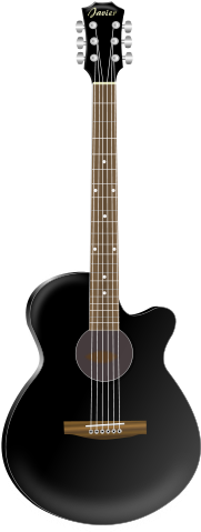 Guitarrra Acustica Clipart Png (424x600), Png Download