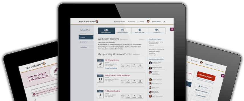 Board Portal Software - Boardeffect (900x360), Png Download