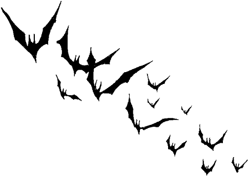 Bat Png Background Image - Bats Tattoo Design (520x363), Png Download