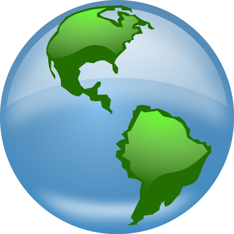 Planet Earth Clipart Earth Science - Globe Clip Art (800x800), Png Download