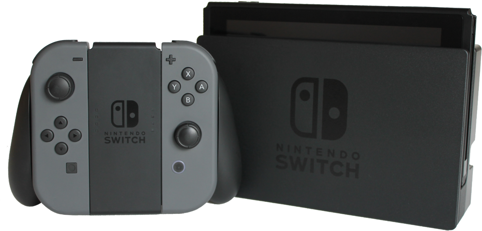 Nintendo Switch Console - Brand New Sealed Nintendo Switch 32 Gb Gray Console (1700x800), Png Download