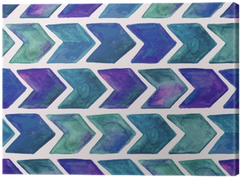 Vector Seamless Watercolor Geometric Pattern With Arrows - Watercolor Geometric Pattern (400x400), Png Download