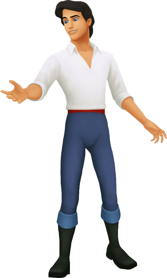 Prince Eric Khii - Disney Characters Prince (542x898), Png Download