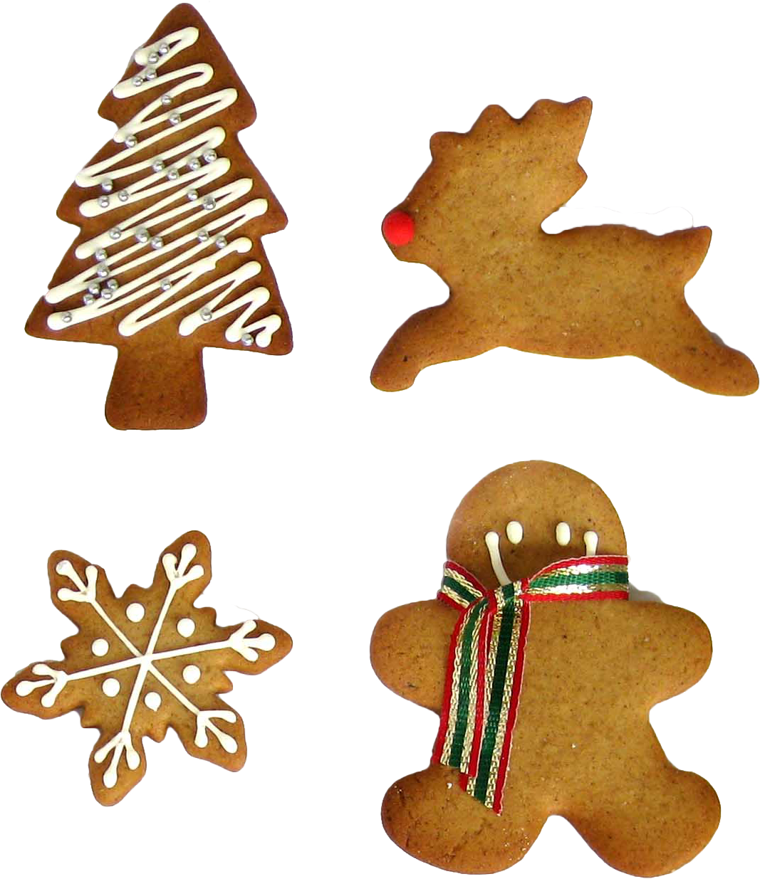 Christmas Cookies By Yardbunny On Deviantart Clip Free - Christmas Cookies Png (1067x1235), Png Download