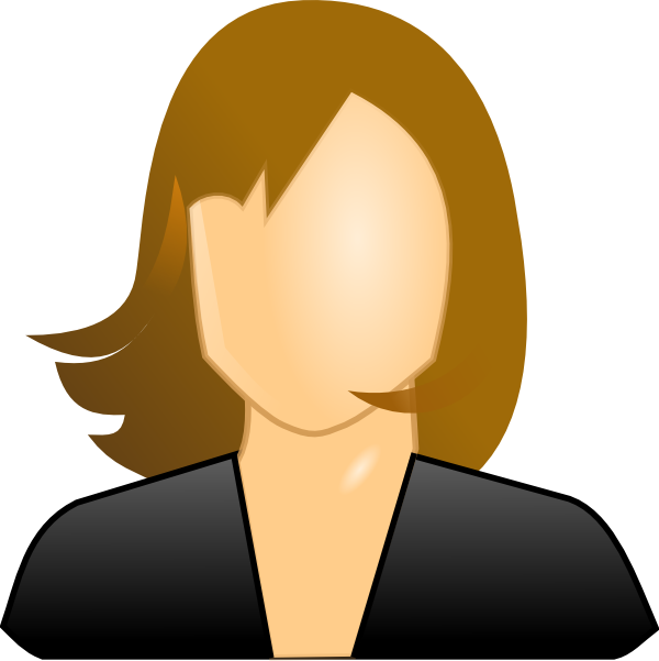 Female User Icon Clip Art - Female User Icon Png (600x601), Png Download