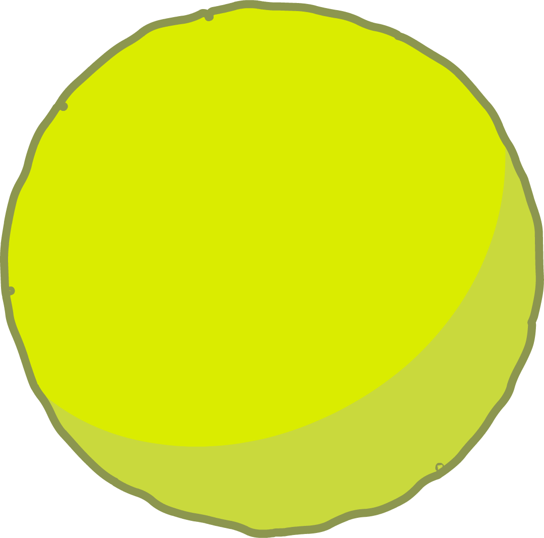Tennis Ball Body - Battle For Dream Island Tennis Ball (1080x1067), Png Download