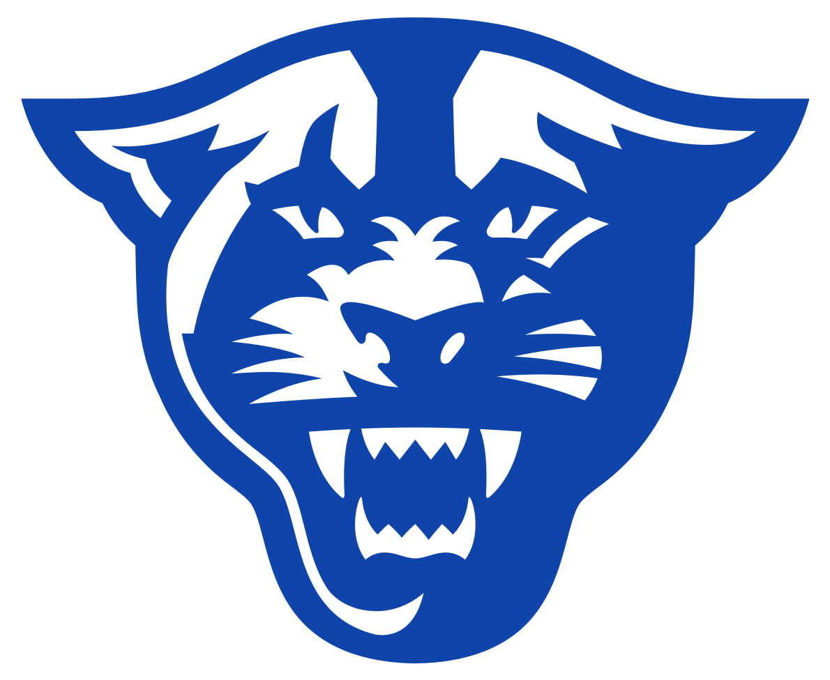 Georgia State Basketball Logo (1200x986), Png Download