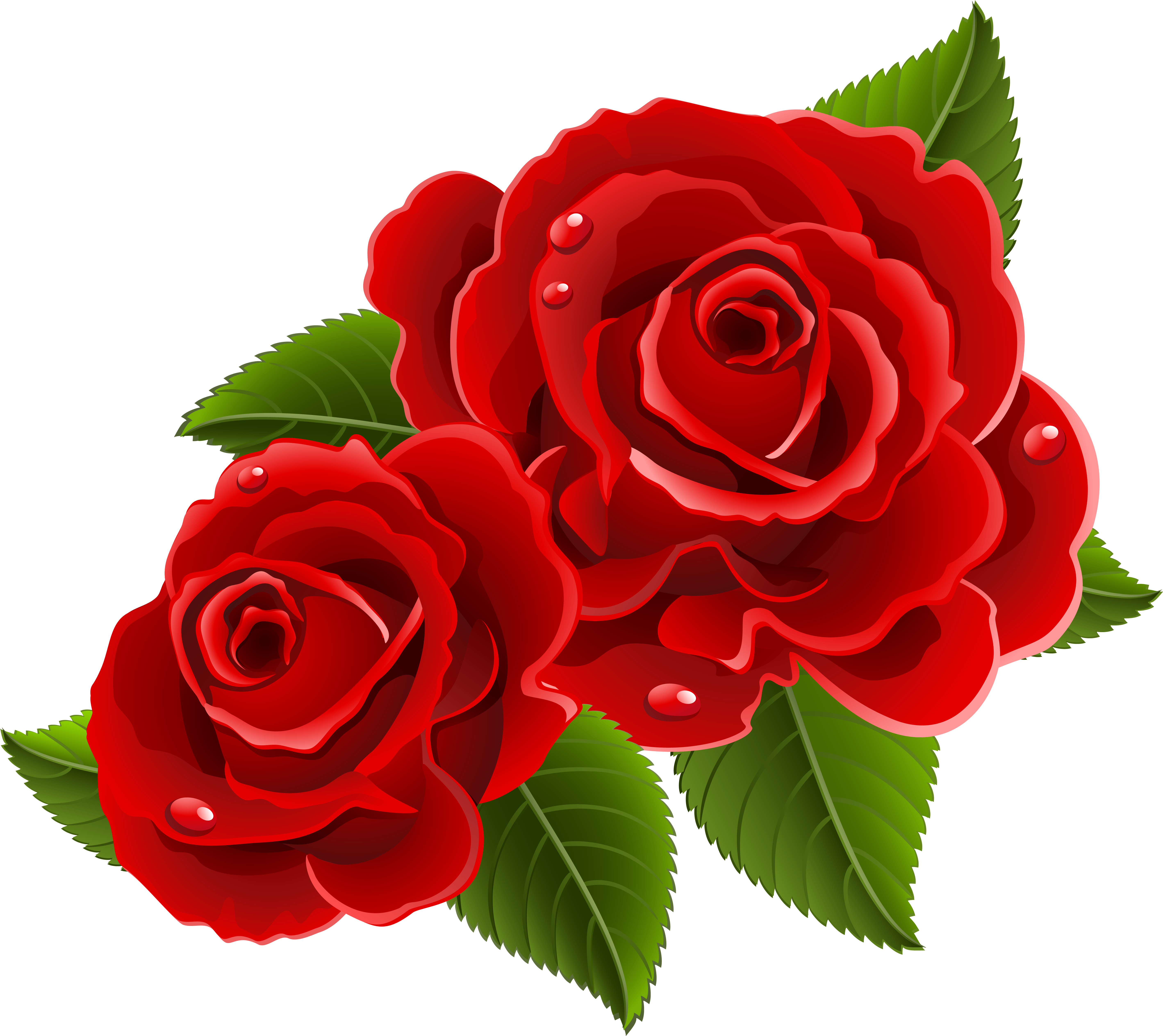 clipart rød rose - photo #24