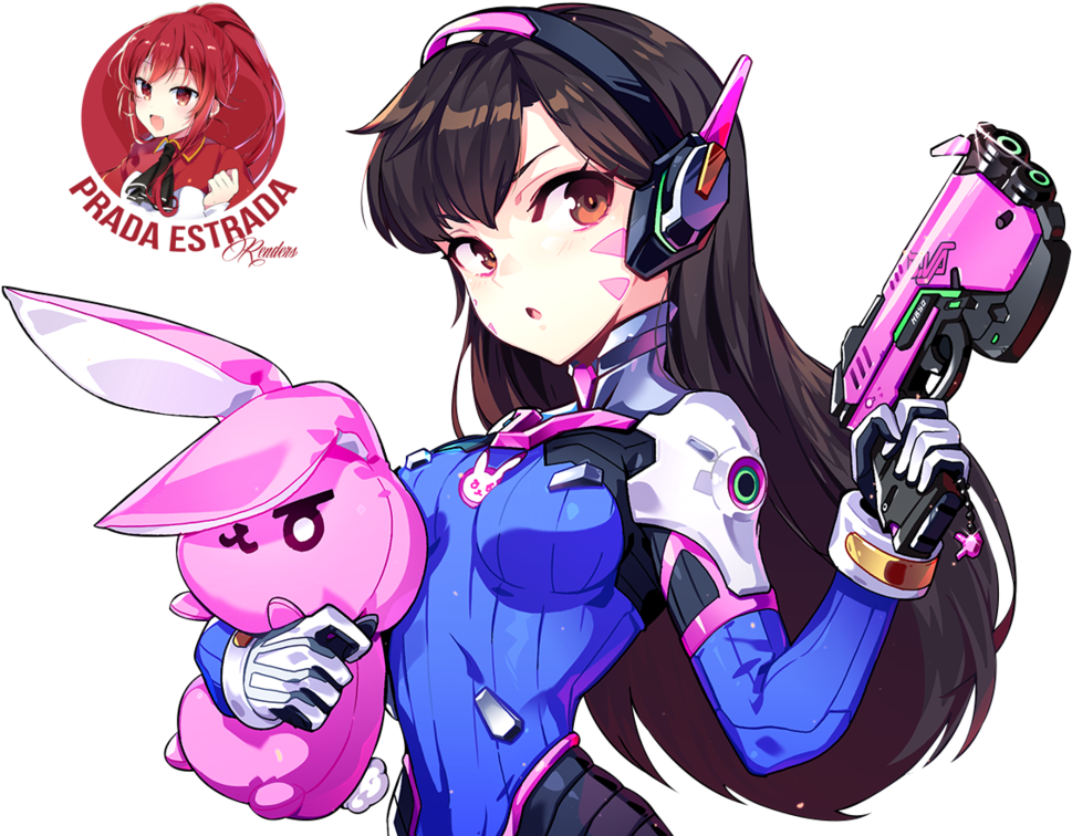 Dva Overwatch Png Clip Art Freeuse Library - Overwatch D Va Sprays (1024x778), Png Download
