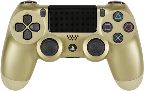 Joypad Sony Dualshock 4 Wireless Controller Gold V2 - Dualshock 4 Wireless Controller For Playstation 4 Gold (500x316), Png Download