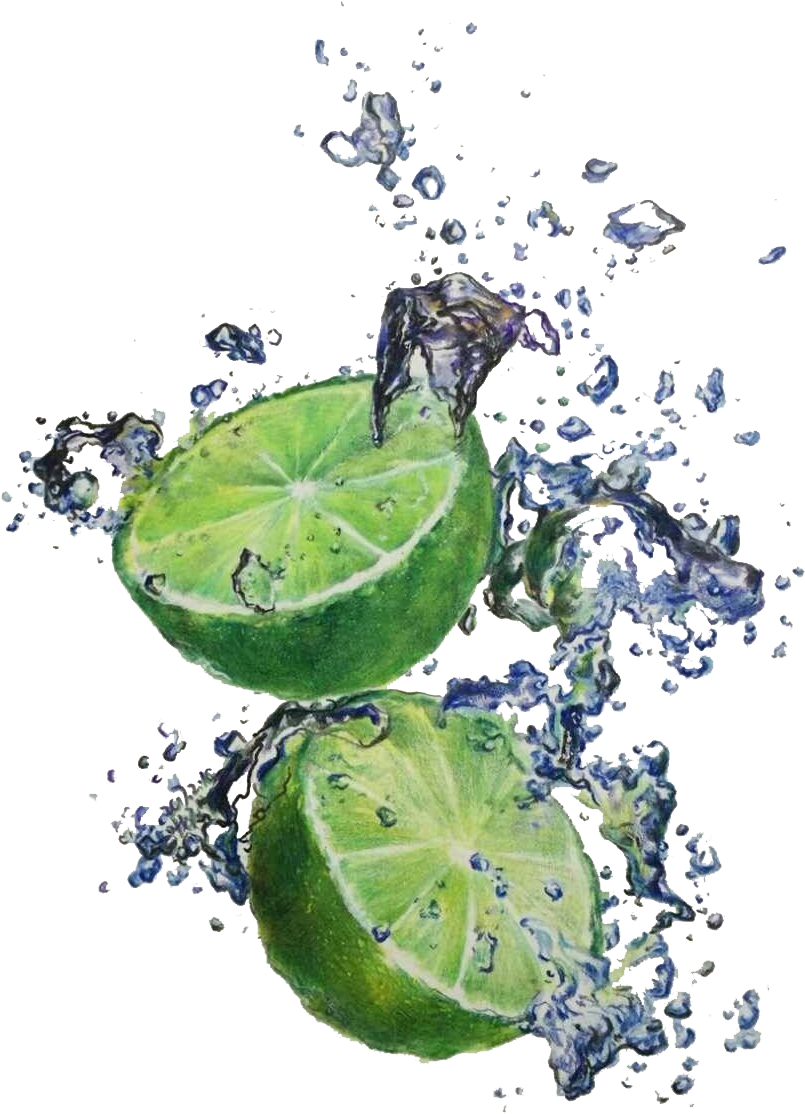 Watercolor Painting Drawing - Png Lime Watercolour (948x1280), Png Download