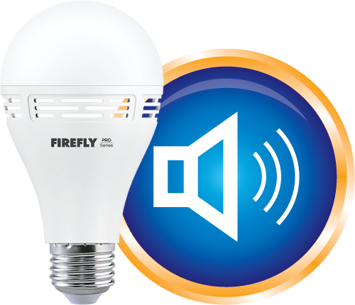 Black And White Library Home Firefly Electric Lighting - Firefly Dusk To Dawn Led Bulb (500x430), Png Download