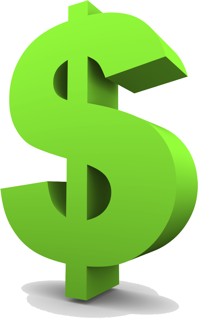 Download Green Dollar Symbol Png Clipart - Transparent Background