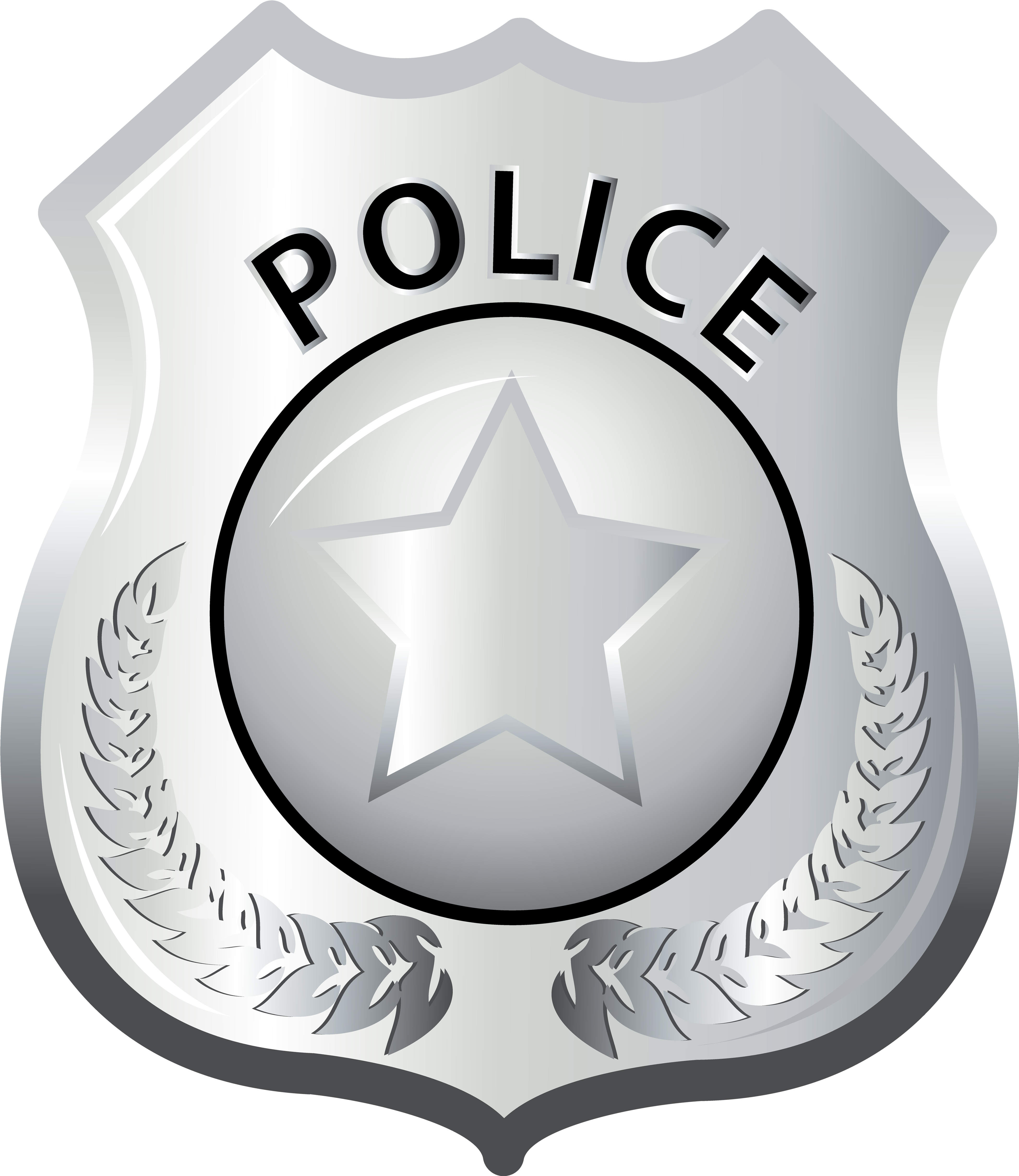 Police Badge Clipart Png (4359x5000), Png Download