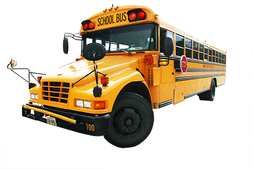 School Bus - Back A School Bus (500x333), Png Download